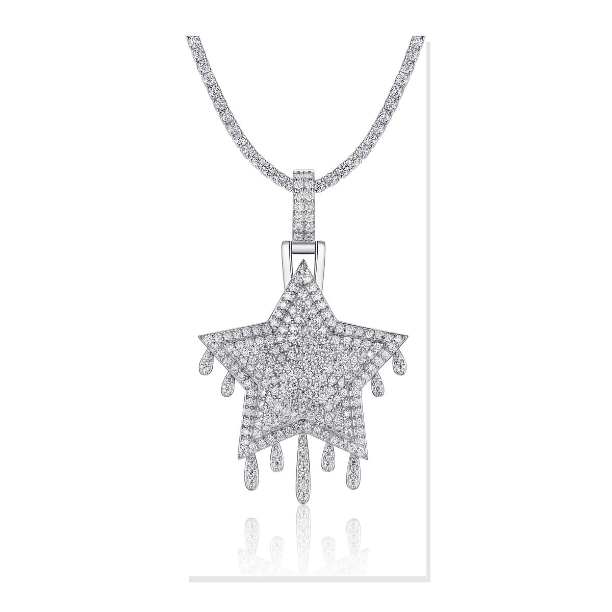 Iced Pendant | Moissanite