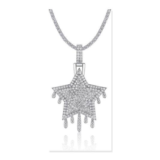 Iced Pendant | Moissanite