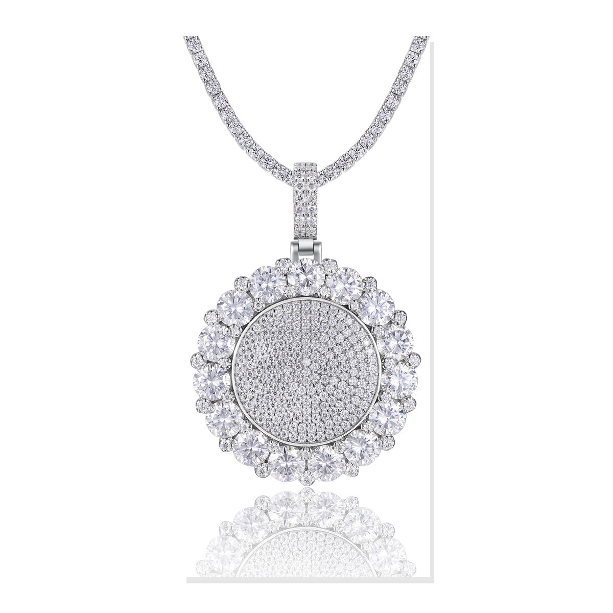 Iced Pendant | Moissanite