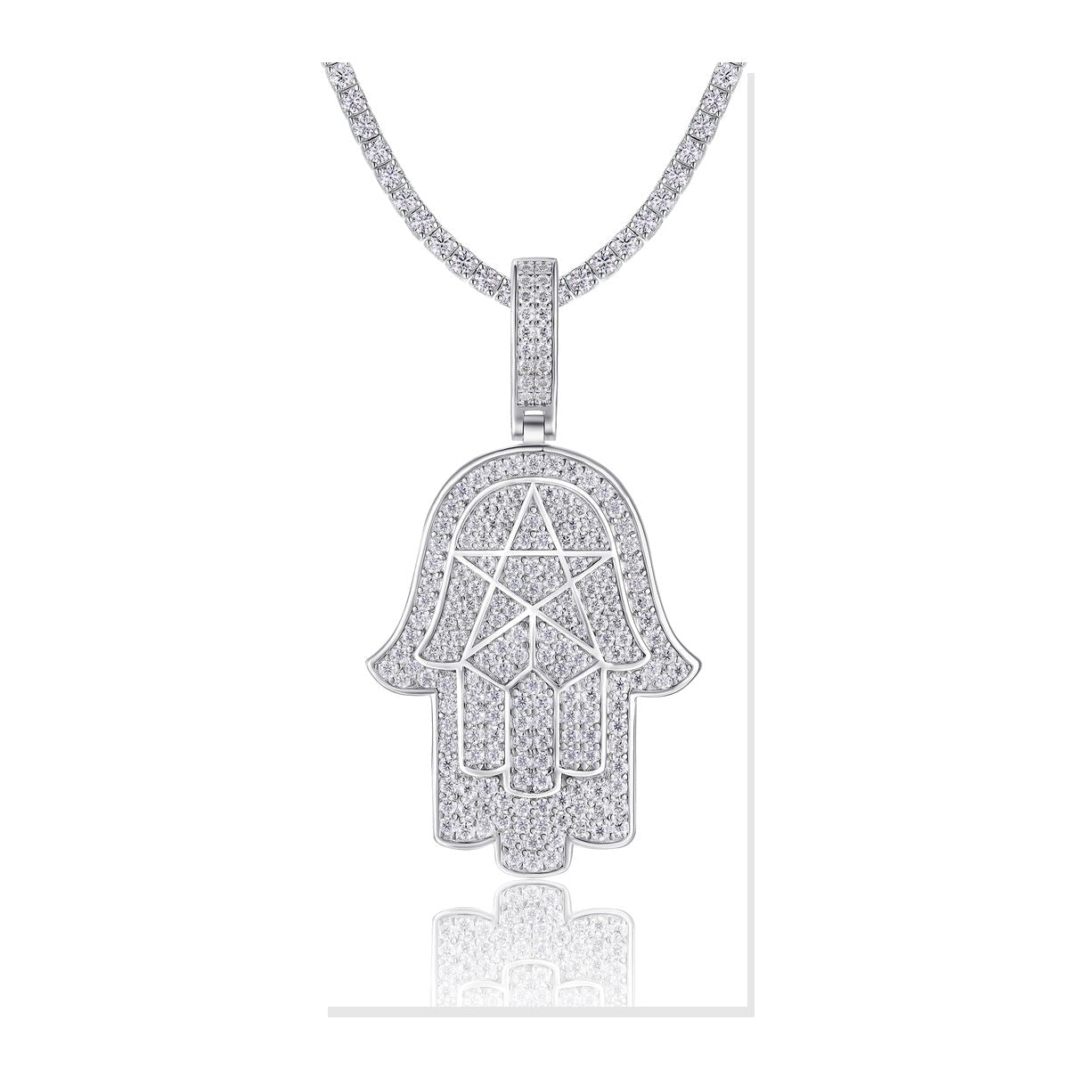 Iced Pendant | Moissanite