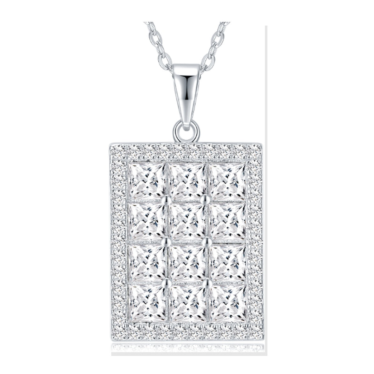 Iced Pendant | Moissanite