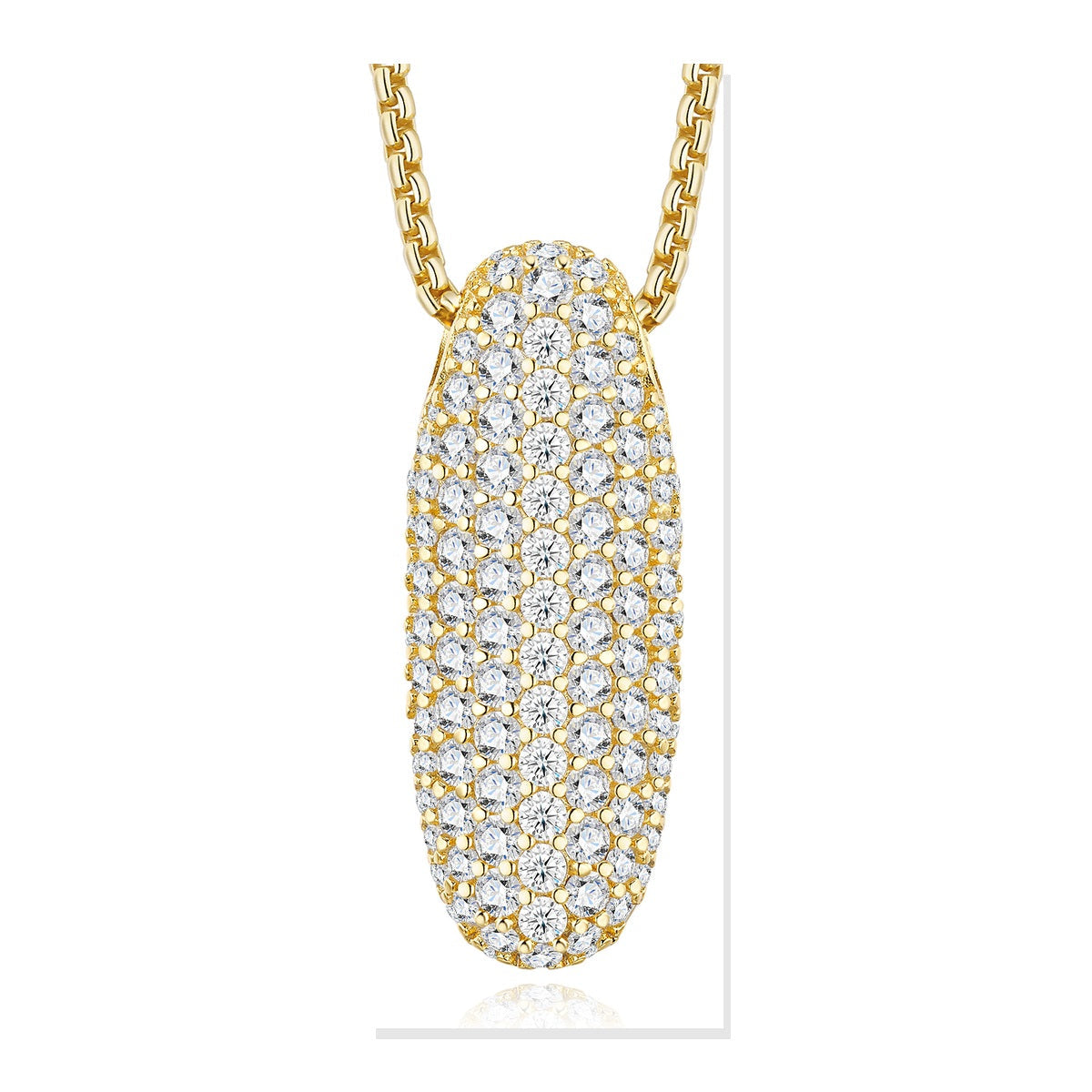 Iced Pendant | Moissanite