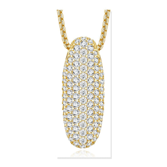 Iced Pendant | Moissanite