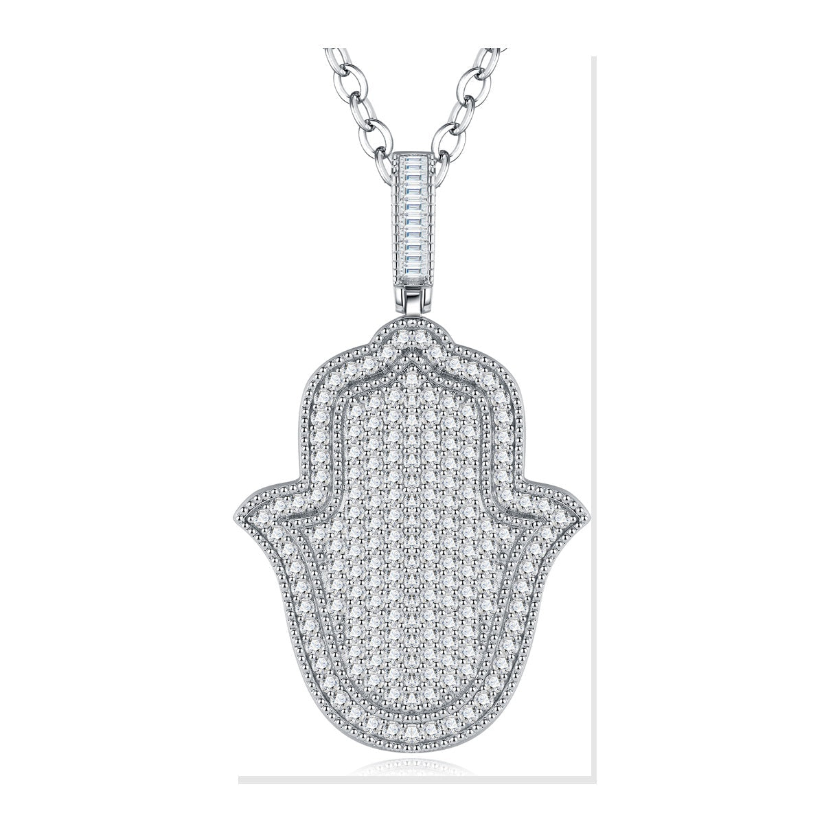 Iced Pendant | Moissanite