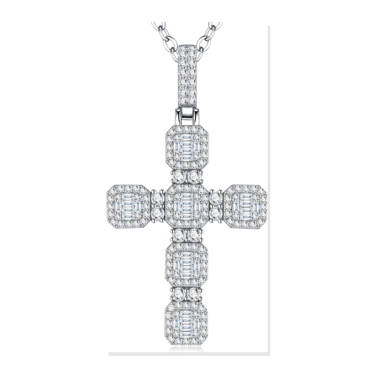 Iced Pendant | Moissanite