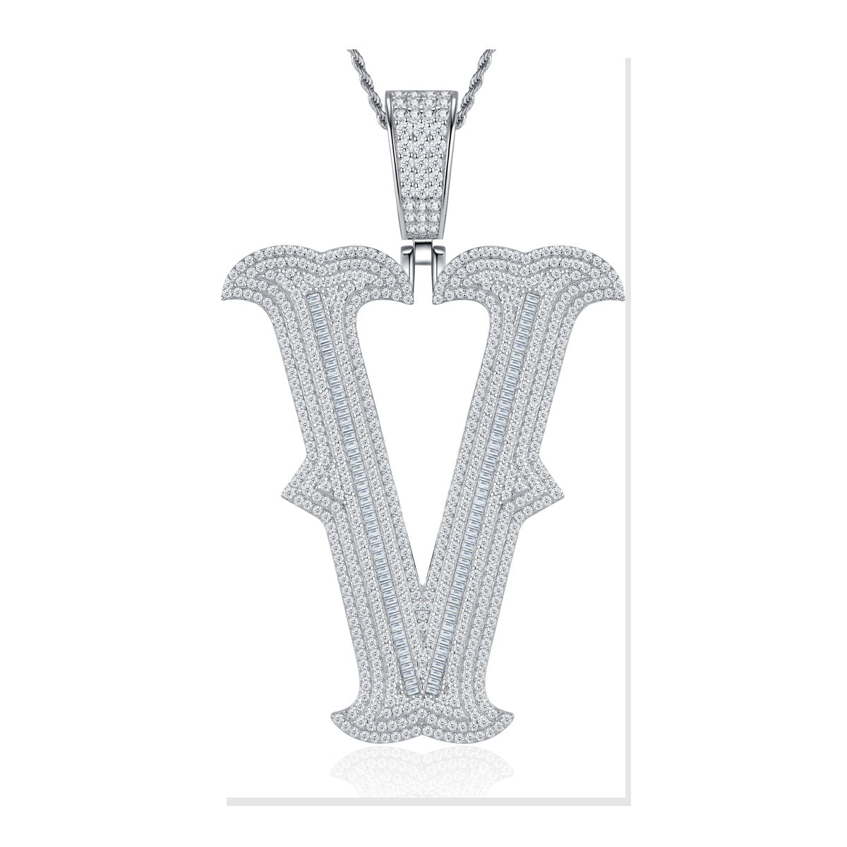 Iced Pendant | Moissanite