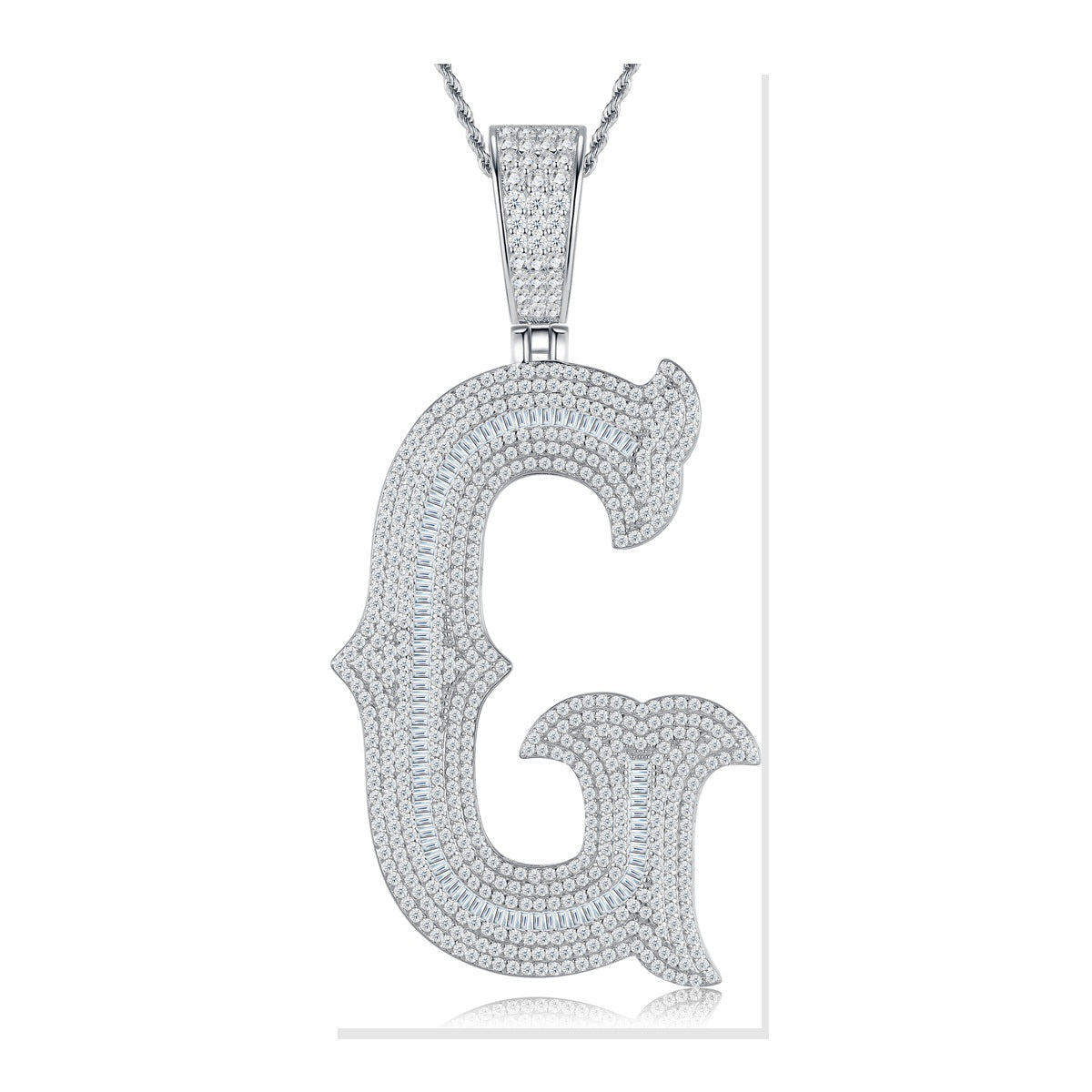 Iced Pendant | Moissanite