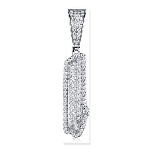 Iced Pendant | Moissanite