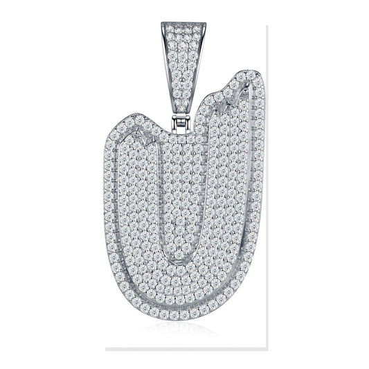 Iced Pendant | Moissanite