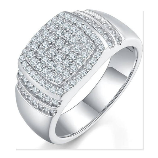 Iced Statement Ring | Moissanite