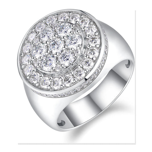 Iced Statement Ring | Moissanite