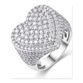 Iced Statement Ring | Moissanite | R15356