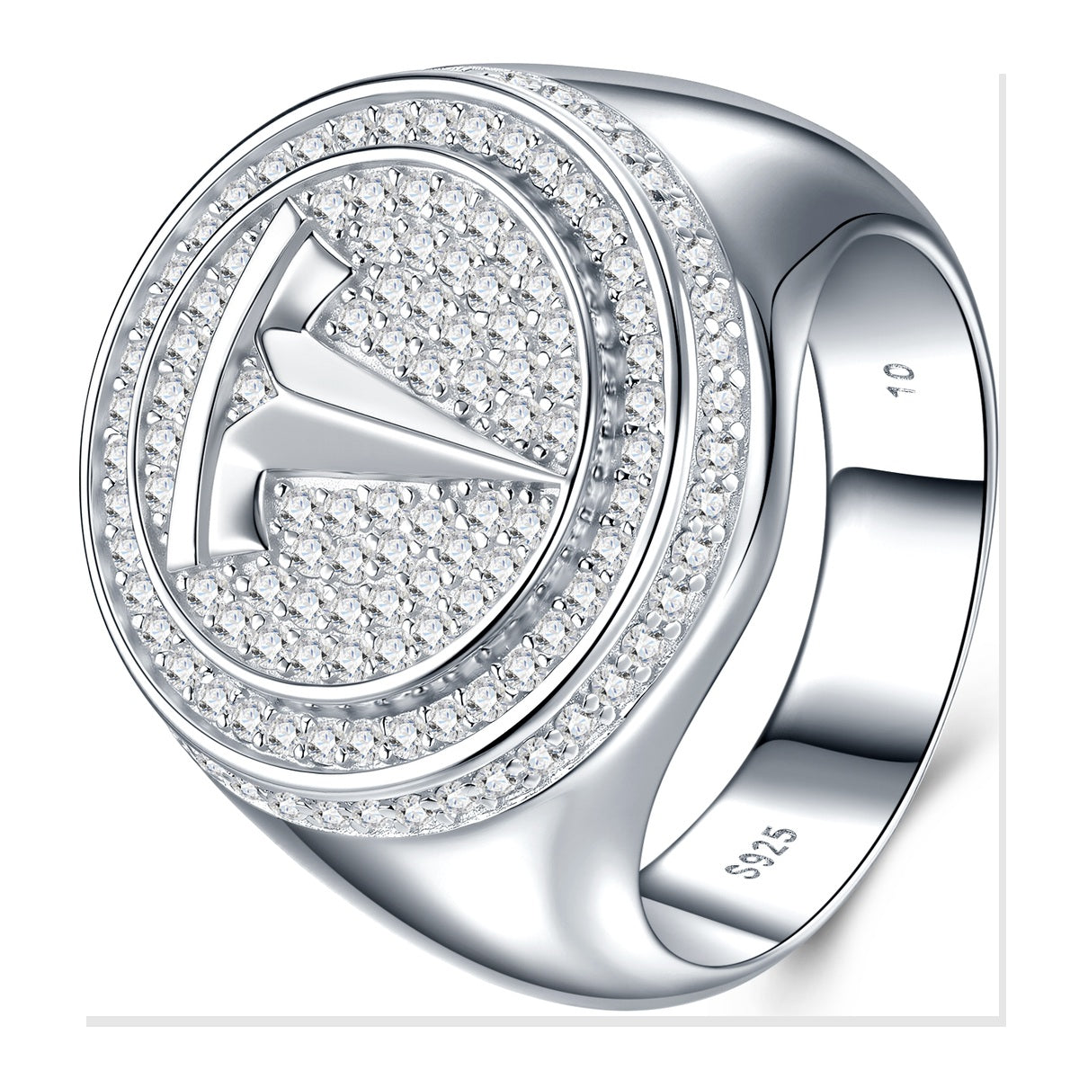 Iced Statement Ring | Moissanite