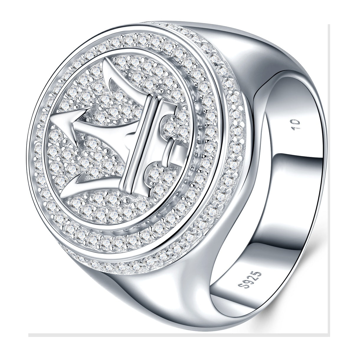 Iced Statement Ring | Moissanite