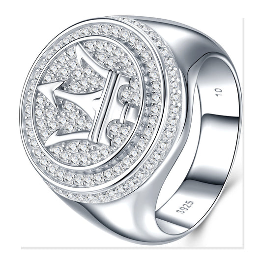 Iced Statement Ring | Moissanite