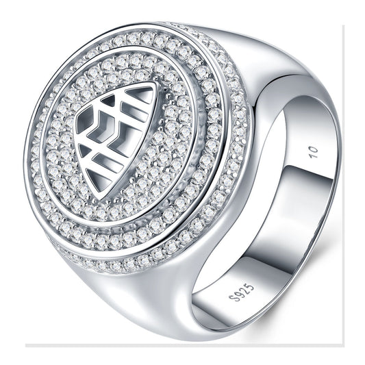Iced Statement Ring | Moissanite