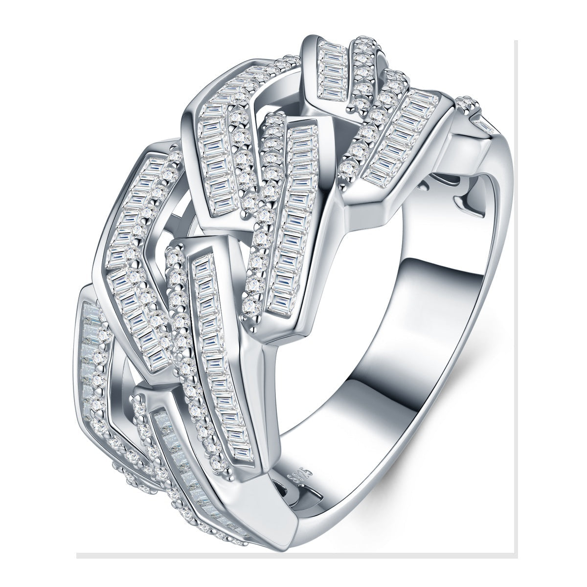 Iced Statement Ring | Moissanite