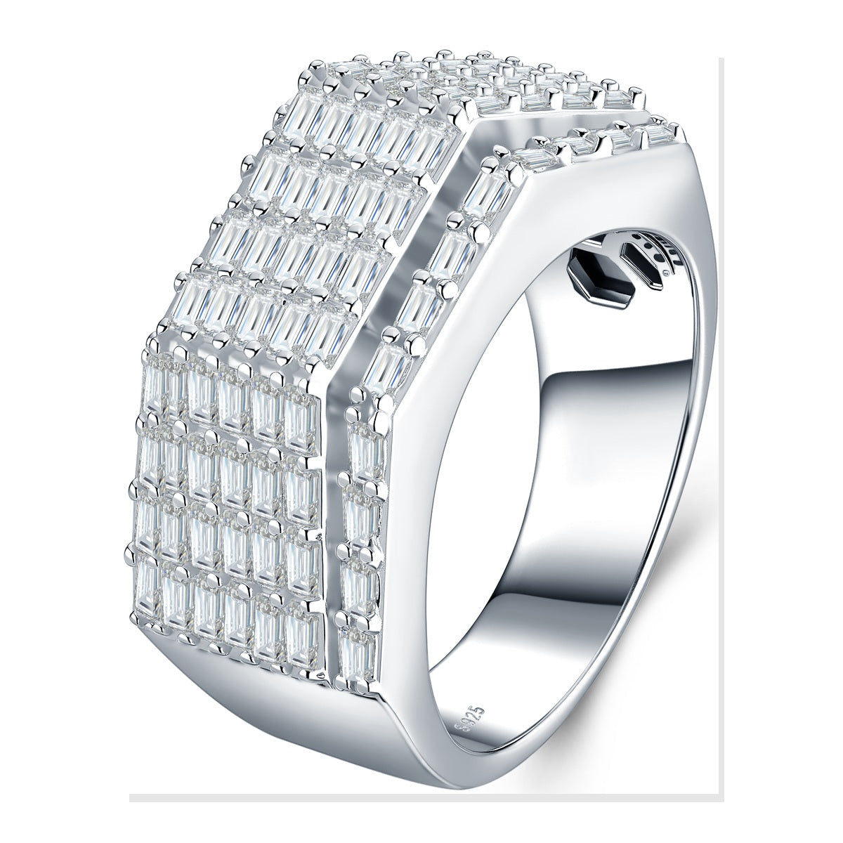 Iced Statement Ring | Moissanite