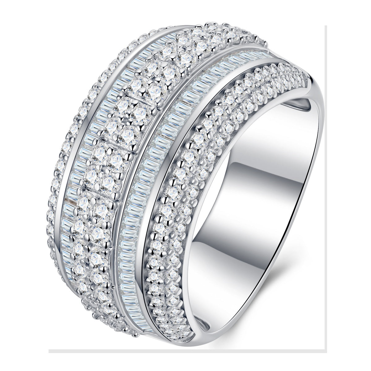 Iced Statement Ring | Moissanite
