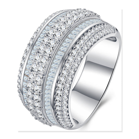 Iced Statement Ring | Moissanite