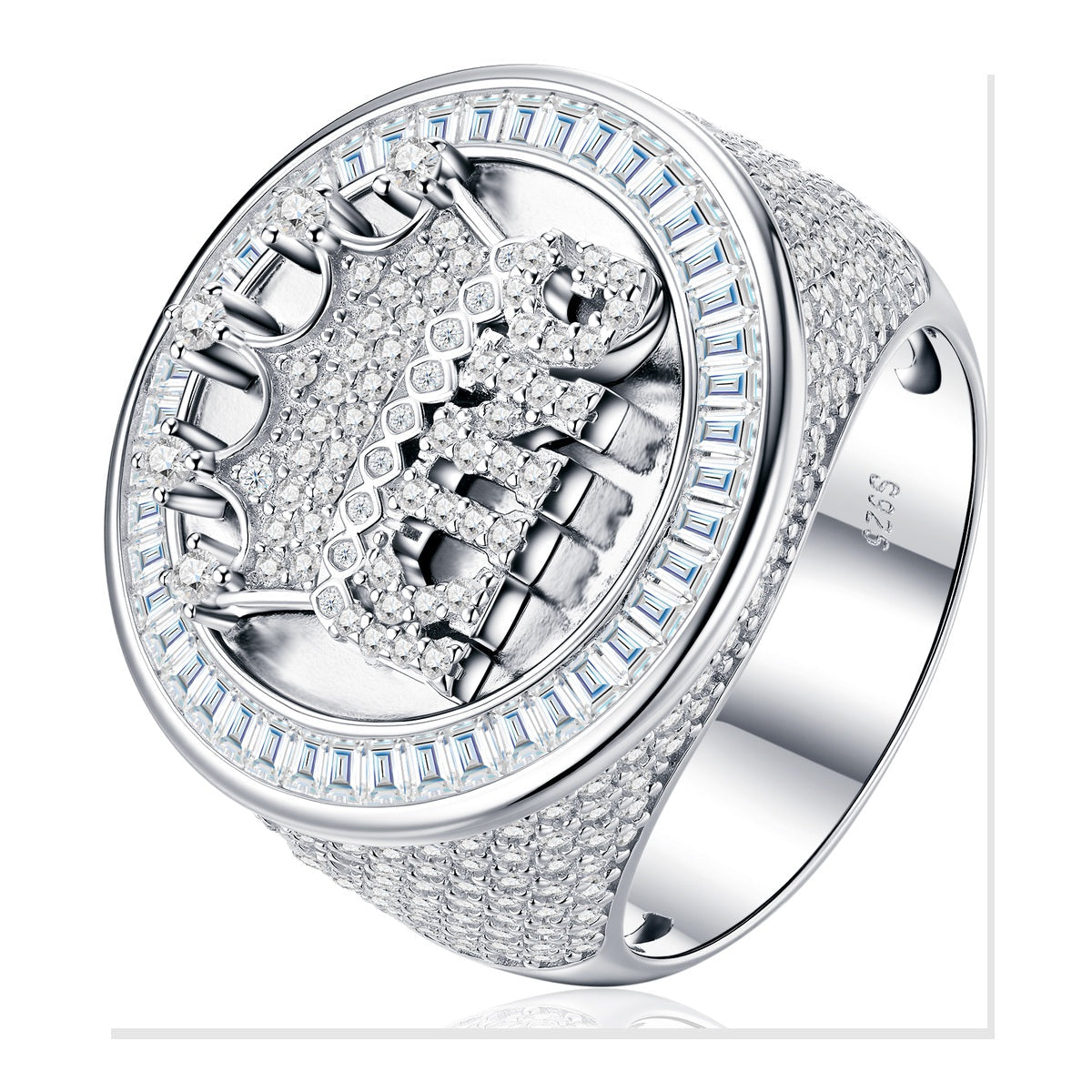 Iced Statement Ring | Moissanite