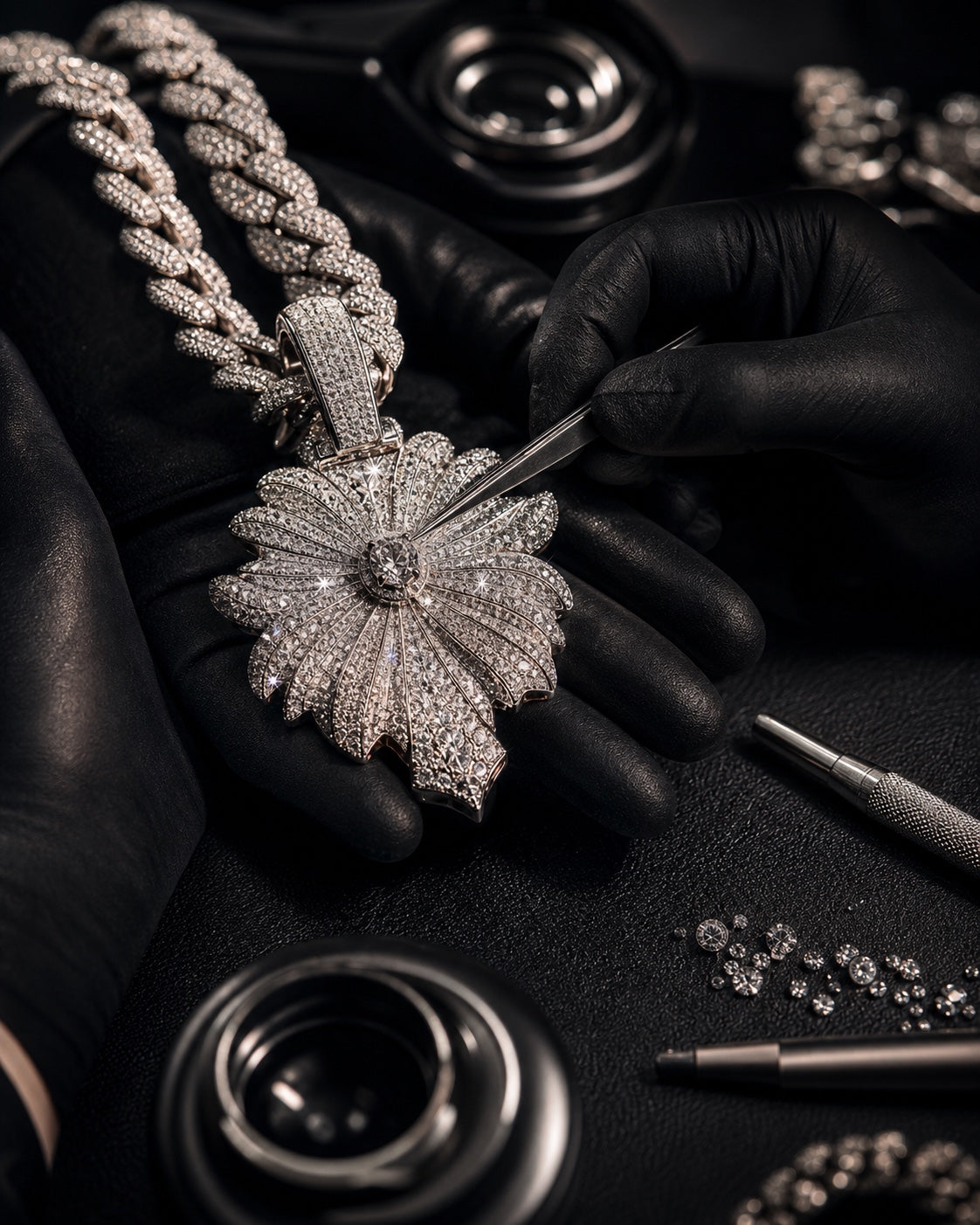 OFF VVS craftsmanship and jewelry detail